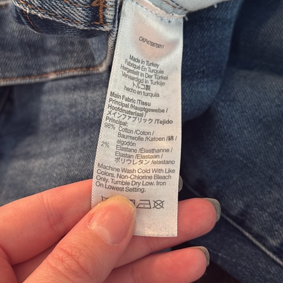 Madewell Petite Kick Out Jeans SZ 28P - Picture 4 of 9